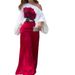 2025 Spring Women's New Loose Rose Flower Top High Waist Long Pants Set_ecoleips.com