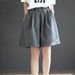 Women's Clothing Pure Cotton Six Color Shorts Large Size Loose Summer Retro Solid Color Wide Leg Overalls Elastic Versatile Shorts_ecoleips.com