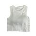 Sleeveless Round-neck Camisole Fixed Cups For Women, Featuring A Stylish Design With Patchwork Details, Built-in Chest_ecoleips.com