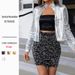 Women's Stand Up Collar Sequined Tassel Coat American Style Spring Fashionable Versatile Long Sleeve Short Jacket_ecoleips.com