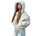 Plush Winter Cotton Clothes, Short Warmth, Thickened Padded Jackets, Cotton Jackets_ecoleips.com