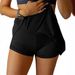 Summer European And American Cross-border Foreign Trade Women's Clothing Sports Yoga Fitness Casual Shorts Solid Color_ecoleips.com