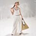 2026 Spring And Summer Senior Sense Sports Leisure Lace Splicing Edge Vest Pleated Lantern Casual Pants Two-piece Set_ecoleips.com