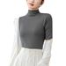 Spring, Summer And Autumn New Modal Five-quarter-sleeved Slim-fit Bottoming Shirt T-shirt Medium-sleeved Versatile Solid-color Top_ecoleips.com
