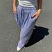 Aria Basics 2025 European And American Cross-border New Striped Wide-leg With Drawstring Pockets, Casual Long Pants,_ecoleips.com