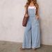 Women's Unique Street Style Wide Leg Denim Overalls Ins Fashion With Pockets Cotton Casual_ecoleips.com