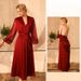 K New Sexy Nightgown, Extended Bathrobe, Sleepwear, Women's Long Sleeved, Women's Home Clothes, Thin_ecoleips.com