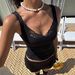 Women's Clothing Sexy Short Vest Top Lace Trim Versatile Solid Color Hot Girl Style Summer New_ecoleips.com
