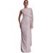 Elegant High-Waisted Sleeveless Evening Dress – Fall Vintage Bodycon Long Dress For Women (Beige, Red, Light Pink)_ecoleips.com