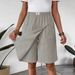 "Women's Casual Shorts With Pockets – Lightweight Polyester Summer Skirt Shorts For Beach & Streetwear"_ecoleips.com