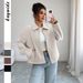 Elegant Minimalist Retro Women's Long Sleeved Vest Coat Autumn Winter Outerwear_ecoleips.com