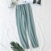 Japanese Pajamas Men And Women Spring And Autumn Home Pants Cotton Washed Double Gauze Loose Comfortable Trousers Casual Pants_ecoleips.com