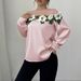 Women's Clothing Cuckoo Style Mesh Splicing Flowers_ecoleips.com