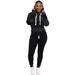 X6005 Exclusive For Cross-border Sales: Striped Patchwork Hooded Sweatshirt Pants Set, Bestseller, European And_ecoleips.com