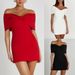 Women's Clothing spring and summer new sexy one line collar casual dress party fashion dress for women_ecoleips.com