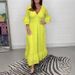 2023 . Wish Independent Site Cross-border New Fashion Comfortable Loose High-waisted Embroidered Solid Color Dress_ecoleips.com