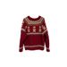 girl New Ye Atmosphere Christmas Red Be Sweater Women Pullover Loose Autumn Winter Thickened Lazy Knitted Top For_ecoleips.com