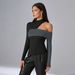 Voya Women's Instagram Trendy T-shirt Autumn/Winter New Collection Irregular Personalized Design Top_ecoleips.com