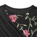 K New Retro Party Round Neck Mesh Embroidered Patchwork Long Sleeved Dress With Waist Cinching_ecoleips.com