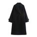 Women's Clothing Autumn And Winter New Temperament Fashion Long Soft Loose Coat_ecoleips.com