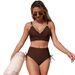 Sporty High-Waist Bikini Set – Solid Color Swimwear For Women (S-2XL, Black/Army Green/Royal Blue/Peacock Green/Coffee)_ecoleips.com