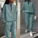 In Stock 2026 European American Women's New Fashion Versatile Casual Long-sleeve Sweatshirt And Pants Two-piece Set For_ecoleips.com
