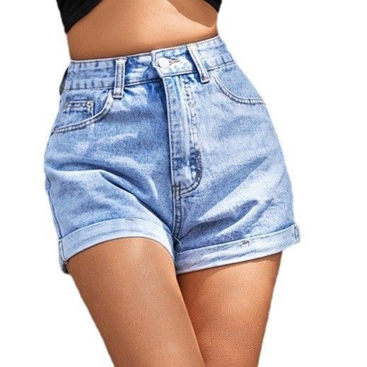 Women's Loose Wide Leg Pants Denim Shorts Style Spring Summer NewClothing_ecoleips.com