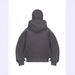 Women's Double Hooded Zip Up Cardigan Sweatshirt Streetwear Brand Windproof High Street Jacket Couple Style Print_ecoleips.com