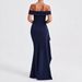Summer Strapless Long Dress Off-the-Shoulder Backless Slit Design European And American Style Sexy Dress for Women_ecoleips.com