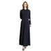 Verve Women's Muslim Abaya Dress Loose Plus Size Outerwear_ecoleips.com