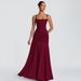 European American Style Women's Long Dress Elegant Sexy Low Cut Halter Waist Cinching Backless Fishtail Skirt_ecoleips.com