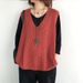 Knitted Vest Fashion Solid Color Loose Plus Size Hollow Casual Style Summer Outerwear V-Neck Pullover Women_ecoleips.com