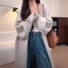 KANING Lazy Hooded Knitted Cardigan 2025 Autumn New Collection Women's Over Knee Sweater Long Coat For Women_ecoleips.com