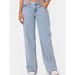 Retro Low Rise Straight Leg Jeans Women's Casual Slim Fit Washed Hot Girl Trendy Versatile Denim Jeans_ecoleips.com