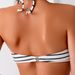 2025 Swimsuit Bubble Strapless Bikini New Black And White Patchwork Standard Size For Women_ecoleips.com