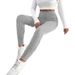 Women's Solid Color Mid Waist Slim Fit Leggings Autumn/Winter Warm Cold Proof Casual Sports Yoga Bare Legs_ecoleips.com