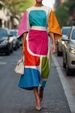 "Elegant Floral Print Maxi Dress – Timeless Ocean-Inspired Women's Dress For Beach & Evening Wear"_ecoleips.com