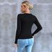 Voya Women's Clothing 2026 Spring/Summer European And American Fashion Elegant Commuting Long-Sleeve Slim Fit Pullover Cropped_ecoleips.com