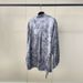 Women's Tie Dye Long Sleeve Shirt Turn down Collar Tie Waist Loose Fit Versatile Fashionable Top New Style_ecoleips.com