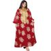 AB214 Dubai Luxury Abaya Dress for Women with Ostrich Feather Trim And Gold Lace Breathable Polyester Blend Modest Fashion S-XXL_ecoleips.com