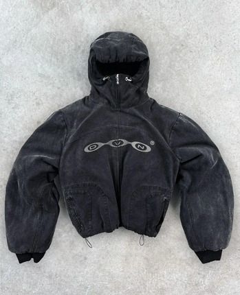 Trendy Y2k Style Men's Zip-Up Hoodie With Face Cover Pullover - Streetwear Unisex Oversized Fit Fashion_ecoleips.com