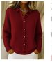 Women's Button Down Knitted Cardigan Coat Solid Color Casual Fashion Sweater 2025 European American Style Autumn Winter Clothing_ecoleips.com