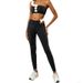 Yoga Suit Women's Quick Drying High Elastic Chest Wrap Shockproof Running Fitness Sports High Waisted Trousers Two Piece Suit_ecoleips.com