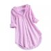 2025 Spring/Summer Unique Striped Long Sleeve Loose Fit Women's Shirt_ecoleips.com