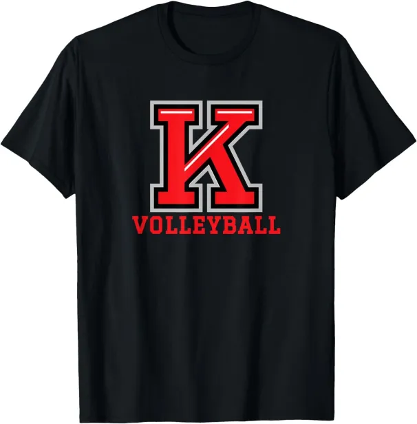 Women's T-Shirts Kenton High School Wildcats Volleyball T-Shirt_ecoleips.com