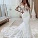 New Mermaid Style Wedding Dress Sexy Lace Elegant Slimming Backless Fashionable Forest Style Travel Photography Light Women's Party Wear_ecoleips.com