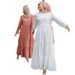 Women's Clothing Women's Lace Dresses High Quality Muslim Fashion Clothing Modest Abaya Dress For Formal & Casual For Women_ecoleips.com