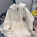 Men's Trendy High-End Hoodie 2025 American Style Fleece Lined Thickened for Autumn Winter High Street Style Women's Sweater_ecoleips.com
