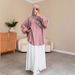Autumn New Arrival European And American Foreign Trade Women's Long Sleeved Knitted Loose Half Skirt Lazy Casual Set_ecoleips.com