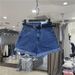 Women's Chic High-Waisted Denim Shorts – Rolled Hem, Wide-Leg & Breathable For Summer Casual Wear_ecoleips.com
